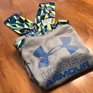 Under Armour YXL hooded sweatshirt.